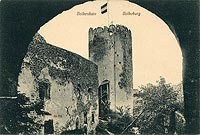 Bolkw - Zamek w Bolkowie na pocztwce z okoo 1900 roku
