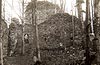 Cisw - Ruiny zamku na widokwce z okoo 1930 roku