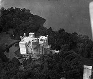 Krnik - Zamek w Krniku na zdjciu lotniczym z 1927 roku