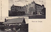 Krg - Zamek w Krgu na zdjciu z 1909 roku