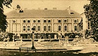 acut - Zamek w acucie na pocztwce z 1931 roku