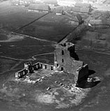 Liw - Zamek w Liwie na zdjciu lotniczym z okresu 1939-1942