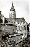 Malbork - Zamek Grny w Malborku na zdjciu z lat 30. XX wieku