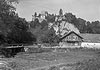 Ojcw - Ruiny zamku w Ojcowie na zdjciu sprzed 1915 roku