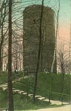 Przewz - Wiea zamkowa na widokwce z 1920 roku