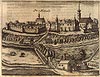 Pask - Zamek i miasto w kocu XVII wieku wedug Christopha Johanna Hartknocha