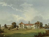Tuowice - Zamek w Tuowicach na rysunku z lat 1875-83