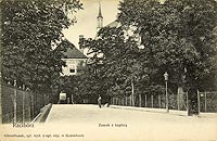 Racibrz - Zamek w Raciborzu na pocztwce z 1903 roku