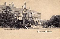Tworkw - Zamek w Tworkowie na pocztwce z 1904 roku